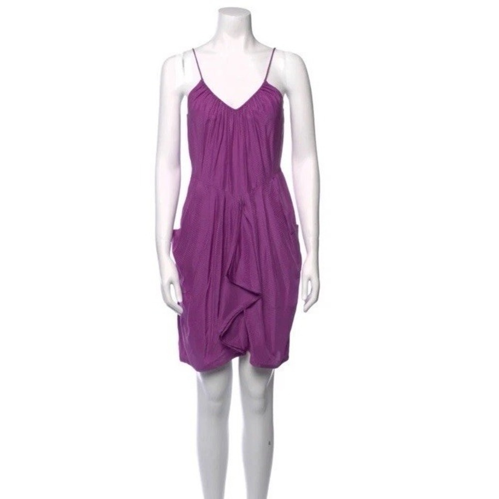 Rebecca Taylor 100% Silk Knee Length Dress Size 2 US Size S